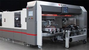 Uszkodzony moduł CPU maszyny do opakowań BOBST
