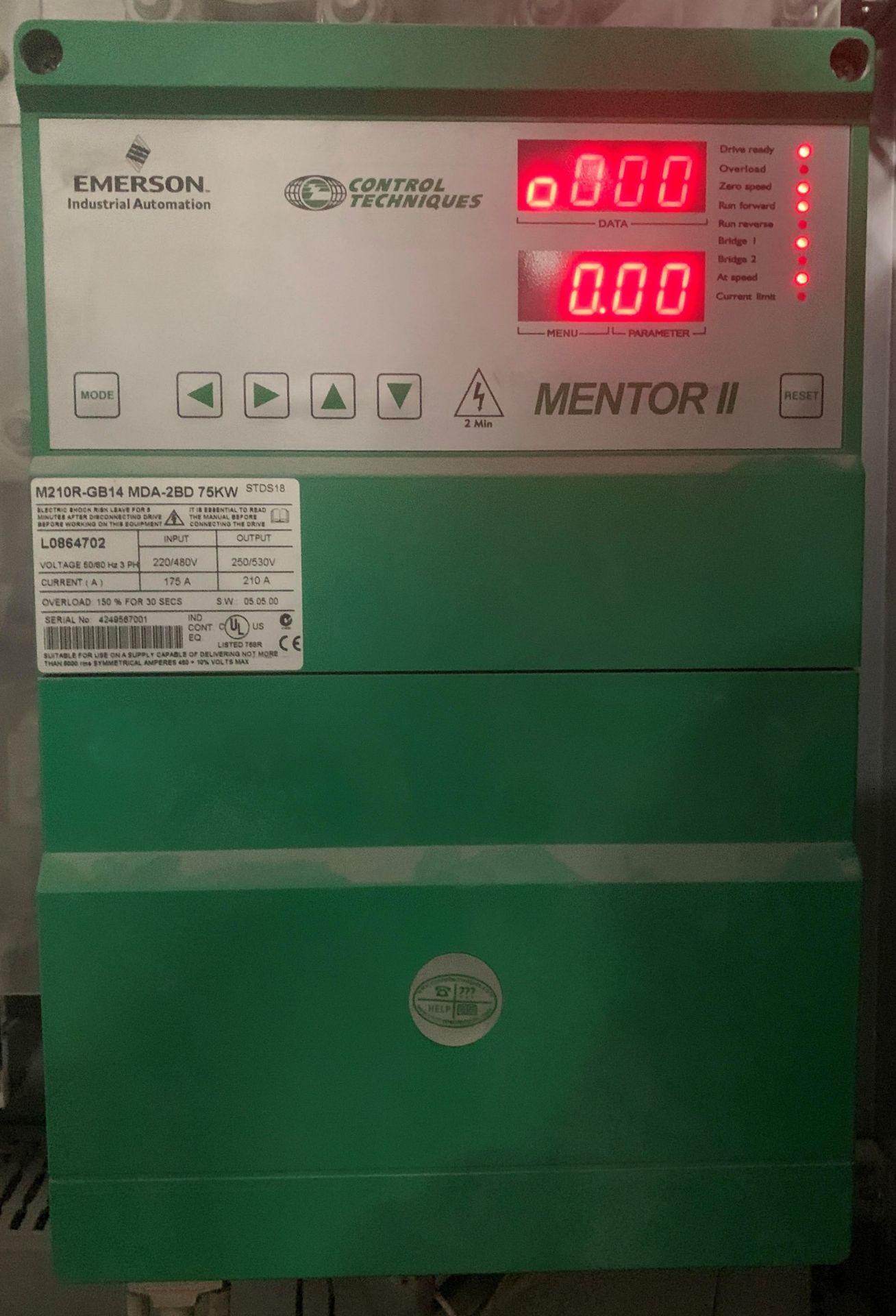 Maszyna KBA - uszkodzony MENTOR 2